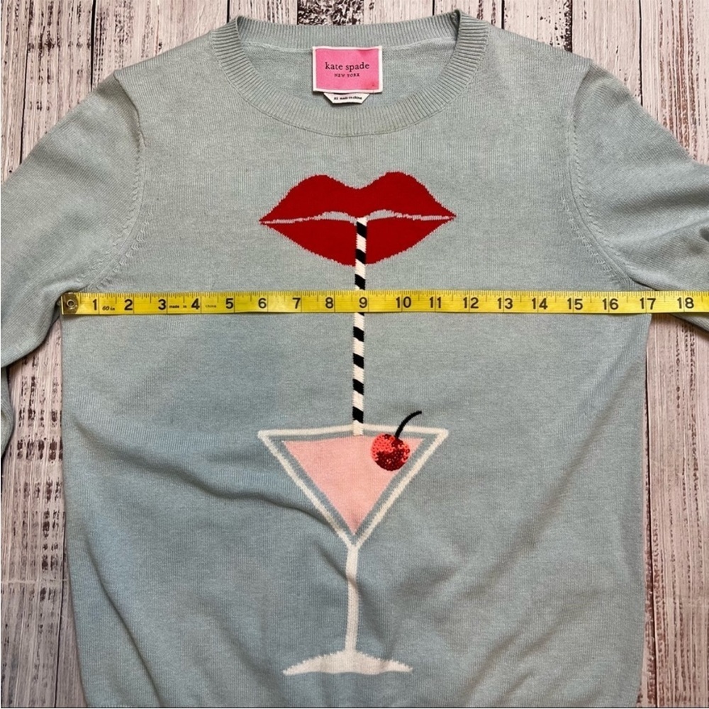 Kate Spade Cocktail Hour Sweater. Size XSmall. New with tags. - Picture 9 of 12